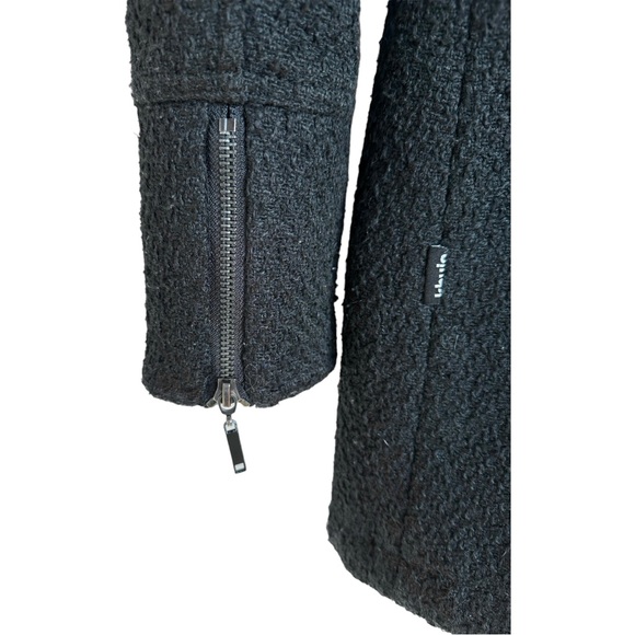 Khujo Original Ivy Jacket Asymetrical Exposed Zip Belted Black Size Small - Picture 12 of 16